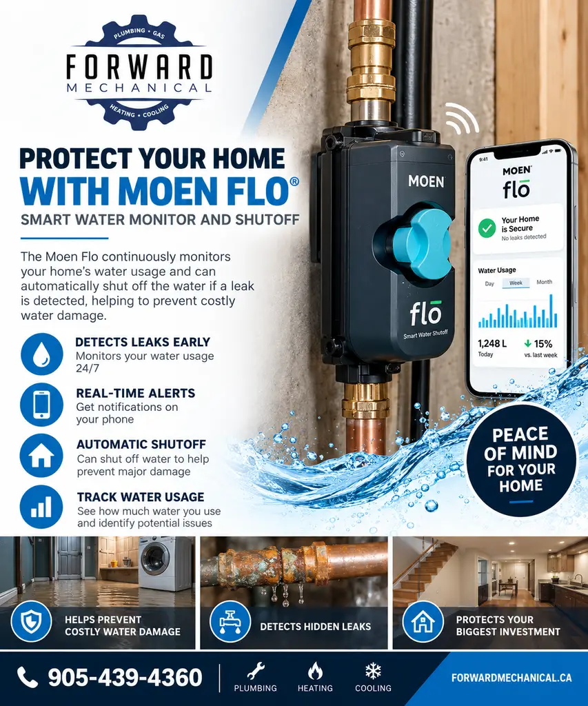 Moen Flo Shut Off Valve for Leak Protection